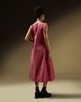 Shoulder Panel Sleeveless Dress