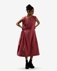 Shoulder Panel Sleeveless Dress