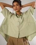 Side Yoke Flare Shirt