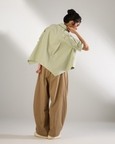 Side Yoke Flare Shirt