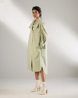 Drape Collar Jacket Dress