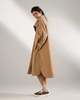 Drape Collar Jacket Dress
