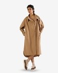 Drape Collar Jacket Dress