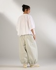 Zipper Drop Shoulder Shirt
