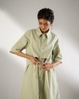 Front Layer Shirt Dress