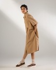 Front Layer Shirt Dress