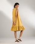 Frill Hem Sleeveless Dress