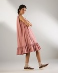 Frill Hem Sleeveless Dress