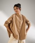 Back Pleat Easy-Fit Shirt