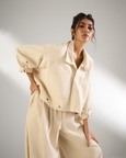 Metal Button Two-Way Shirt