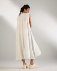 Soft Gather Sleeveless Dress