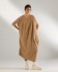 Rounded Drape Dress