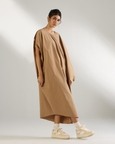Rounded Drape Dress