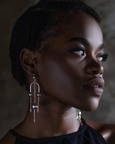 Deco Silver  Trio Earring