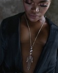 Deco Silver Flapper Lariat