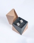 Elements- Micro Concrete Cufflinks #4
