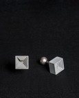 Elements- Micro Concrete Cufflinks #6