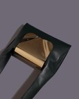 Metal Flap Bag - Green