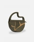 Maeve Crescent Clutch In Olive