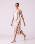 Eileen Striped Midi Dress