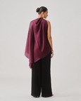 Dark Plum Drape Top
