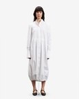 Gathered Shirt Dress
