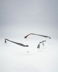 Yang Gun Metal With Demi Tips Spectacles