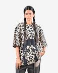 The Girl With The Braids T-Shirt - Leopard
