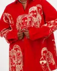 Handcrafted Diversity Stream Shirt (Red)