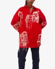Handcrafted Diversity Stream Shirt (Red)