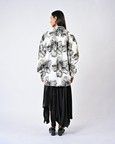 Canine Printed Cotton Shirt - White