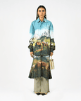 Open Fields Printed Cotton Shirt