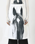 Horse Printed Cotton Skirt