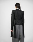 Cropped Deconstructed Blazer