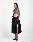 Gathered Skirt - Black