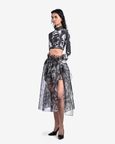 Dead Bouquet Organza Skirt