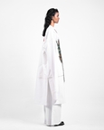 Vegetation Printed Longline Shirt Dress