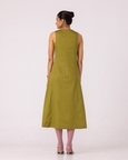Indika Pleated Midi Dress