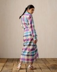 Vani Madras Check Sarong Dress