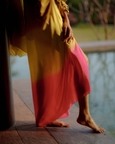 Shaya Dip-Dye Silk Sarong Dress