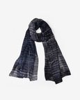 Midnight Sapphire Silk Scarf