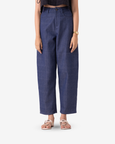 Katniss Handwoven Denim Barrel Pants