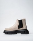 Chelsea Boots With A Rounded Toe And Chunky Sole.