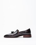 Evening Tassel Loafer With a Square Toe, Featuring Old Money Look