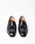 Evening Tassel Loafer With a Square Toe, Featuring Old Money Look