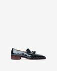 Evening Tassel Loafer With a Square Toe, Featuring Old Money Look