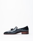 Evening Tassel Loafer With a Square Toe, Featuring Old Money Look