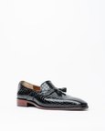 Evening Tassel Loafer With a Square Toe, Featuring Old Money Look