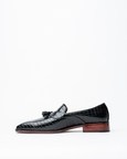 Evening Tassel Loafer With a Square Toe, Featuring Old Money Look