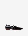 Evening Slip-ons With an Almond Toe,easy to Slide in Shoes
